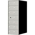 Florence Mfg Co Florence 4B+ Horizontal Mailbox, 38-13/16" H, 13 Mailboxes, Front Loading, Aluminum, USPS 140072A